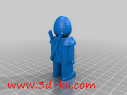 3D打印模型游戏角色Tinkercad版本的图片