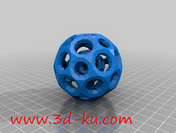 3D打印模型网格球的图片