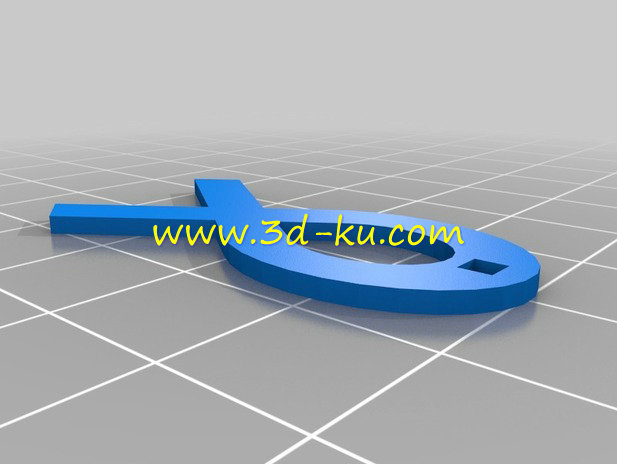 粉红丝带耳环模型的图片2