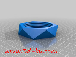 3D打印模型美丽厚实的手镯的图片