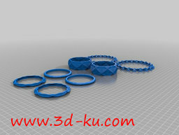 3D打印模型手镯的图片