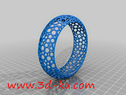 3D打印模型漂亮精美手镯的图片