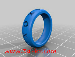 3D打印模型结婚戒指的图片