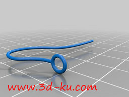 3D打印模型此耳环设计的灵感来自的图片