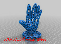 3D打印珠宝手模型的图片