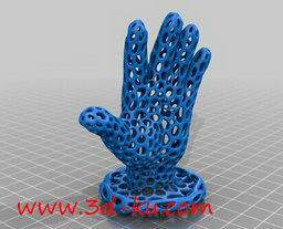 3D打印珠宝手模型的图片