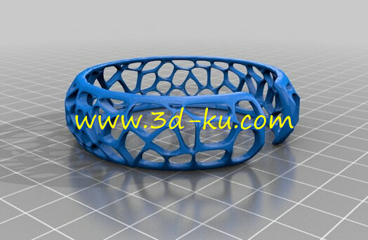 3D打印镂空手镯模型的图片1