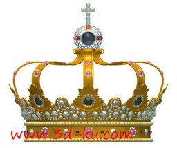 3D打印模型皇冠的图片