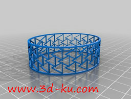 3D打印模型有各式的手镯，也可以的图片