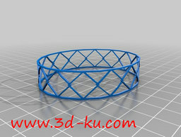 3D打印模型有各式的手镯，也可以的图片
