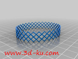 3D打印模型有各式的手镯，也可以的图片