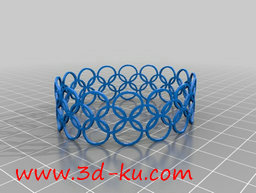 3D打印模型有各式的手镯，也可以的图片