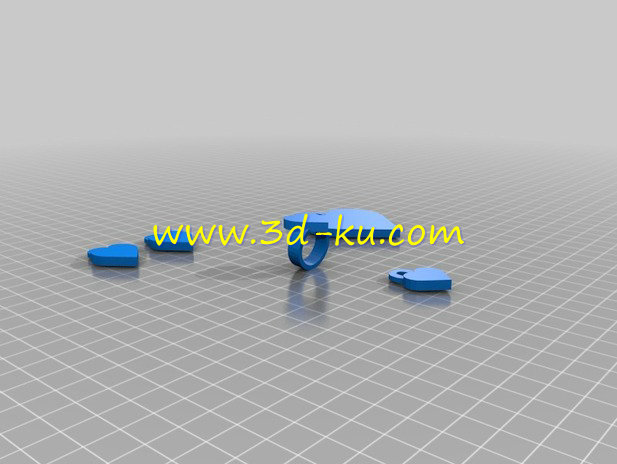 项链，耳环，戒指，吊模型的图片2