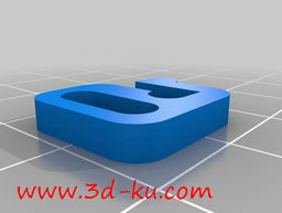 3D打印模型可以用于皮带或绳手镯的图片
