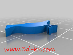 3D打印模型可以当作吊坠或耳环，的图片