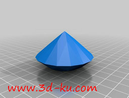 3D打印模型钻石恒久远，一颗永流的图片