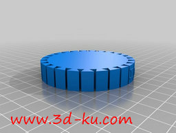 3D打印模型刻字手镯的图片