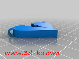 3D打印模型红红火火的闪电心的图片