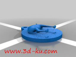 3D打印模型骆驼吊坠的图片