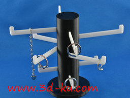 3D打印模型首饰架的图片