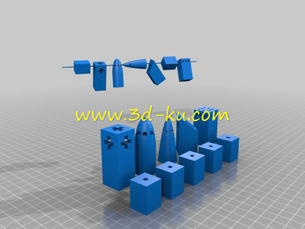 样子奇怪的项链模型的图片1