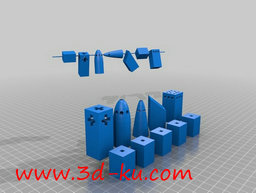3D打印模型样子奇怪的项链的图片
