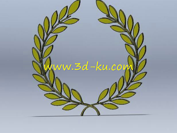 麦穗皇冠模型的图片1