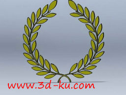 3D打印模型麦穗皇冠的图片