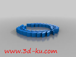 3D打印模型麦穗皇冠的图片