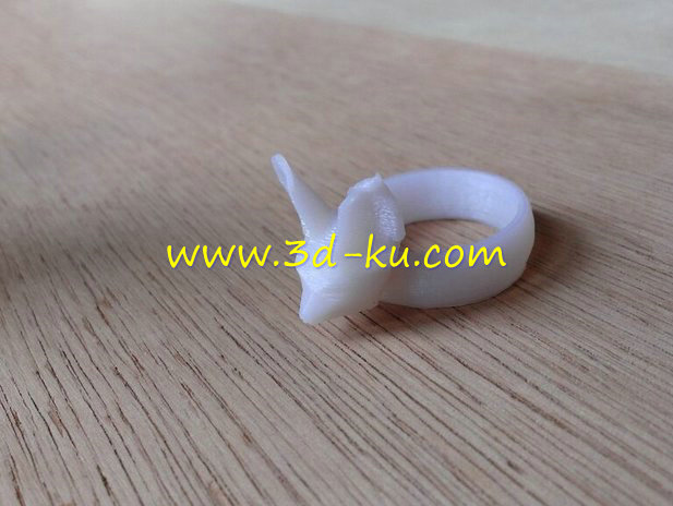 狐狸头戒指模型的图片1