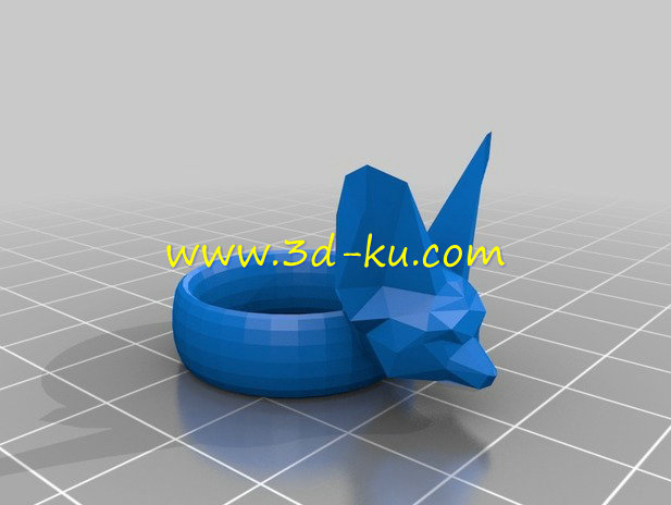 狐狸头戒指模型的图片2
