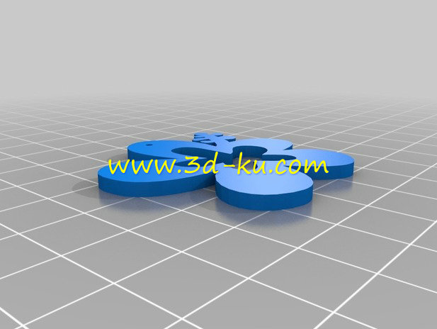 五叶爱情花项链模型的图片2