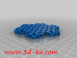 3D打印模型六角链手环的图片