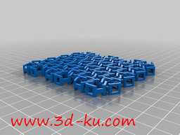 3D打印模型六角链手环的图片