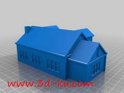 3D打印模型民房的图片