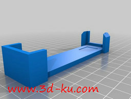 3D打印模型自行车灯控制器和电池固定架的图片