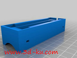 3D打印模型自行车灯控制器和电池固定架的图片