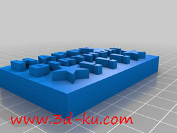 3D打印模型自制生日贺卡的图片