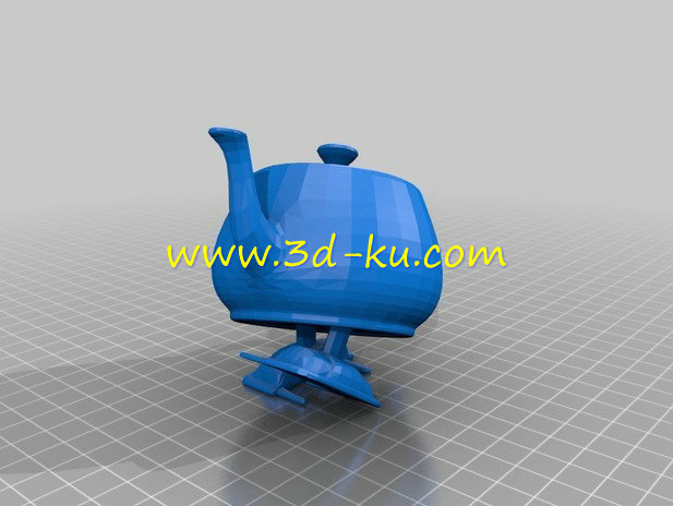一款精美的走动的茶壶模型的图片2