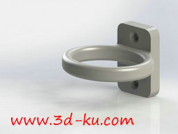 3D打印模型放置电动剃须刀的固定支架的图片