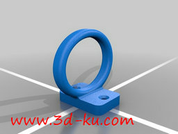 3D打印模型放置电动剃须刀的固定支架的图片