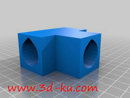 3D打印模型屋内帐篷连接器的图片