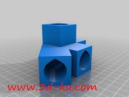 3D打印模型屋内帐篷连接器的图片