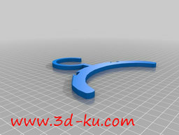 3D打印模型小狗衣服晾衣架的图片