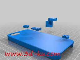 3D打印模型字母花样的手机壳的图片