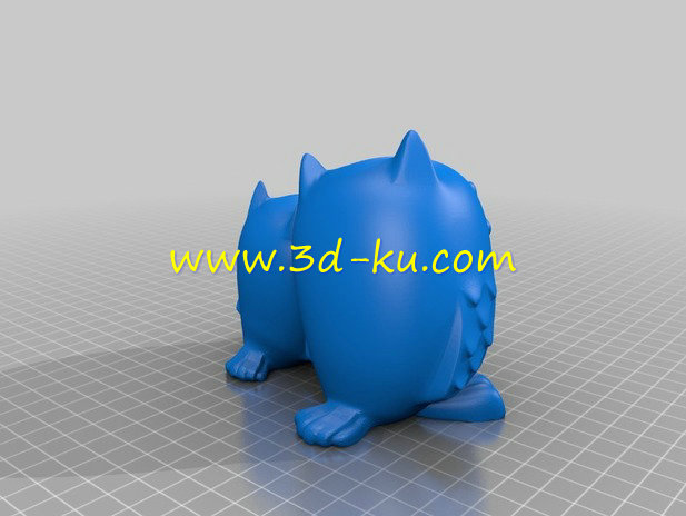 一大一小的两只猫头鹰模型的图片2