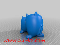 3D打印模型一大一小的两只猫头鹰的图片