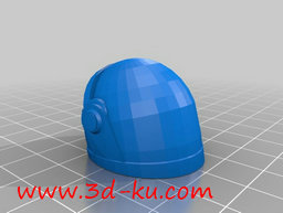 3D打印模型法国乐队朋克的头盔的图片
