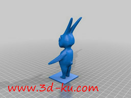 3D打印模型大耳朵兔子的图片