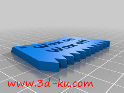 3D打印模型冲浪板的开关标志的图片